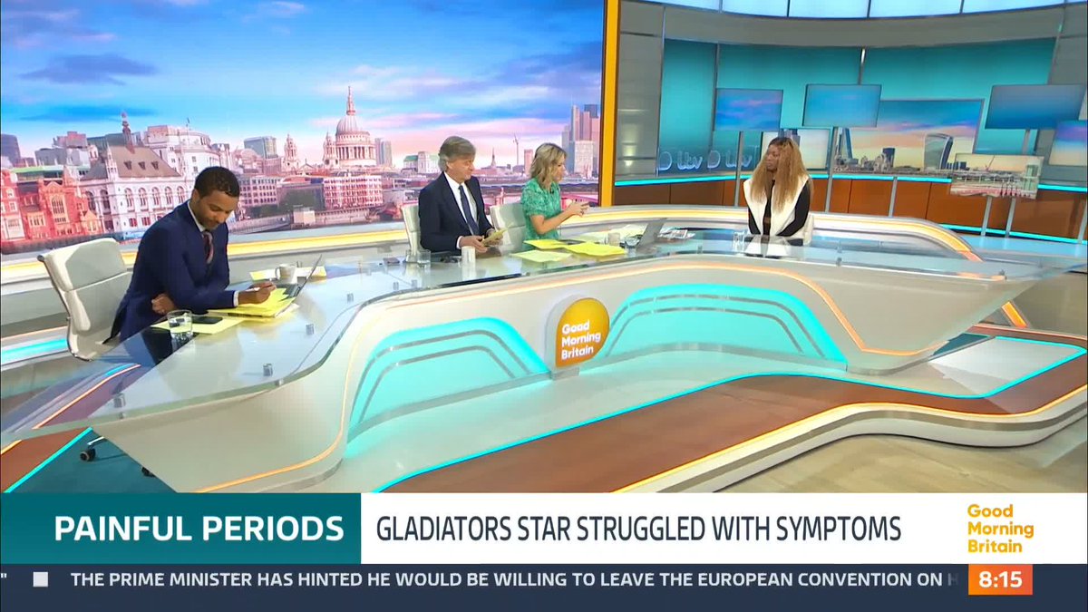'It's something we need to talk about more.' Team GB Olympian turned TV gladiator Montell Douglas has urged women of all ages to speak out about their painful, heavy or irregular periods, reflecting on how her own experiences negatively impacted her career and life.