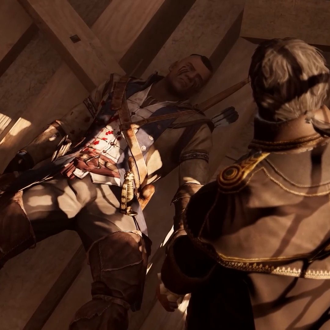 Connor fête ses 268 ans ! 🎂 On se rappelle de cette réplique face à Charles Lee ⬇️ Et toi, quelle est ta réplique préférée dans Assassin's Creed III ? 🇺🇸