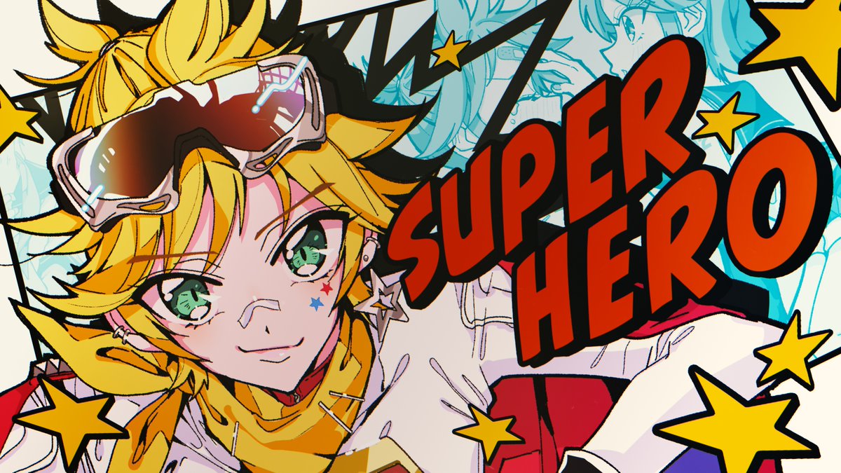 🦸‍♂️新曲🦸‍♂️ ◤◢◤SUPERHERO◢◤◢ Y: N: どんな時も君のそばにいる 君には涙なんて似合わないさ #マジカルミライ2024 #マジミラ 楽曲コンテストグランプリ受賞作品です。