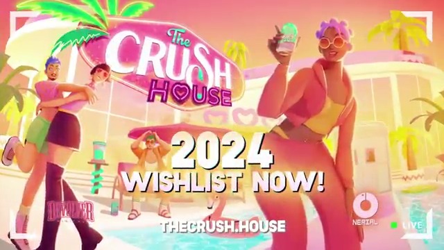 Film and produce 1999’s hottest reality show in The Crush House, a darkly comic thirst-person shooter from @Nerial! Follow The Crush House OUT NOW! and wishlist on Steam to keep up with all the drama. 💖