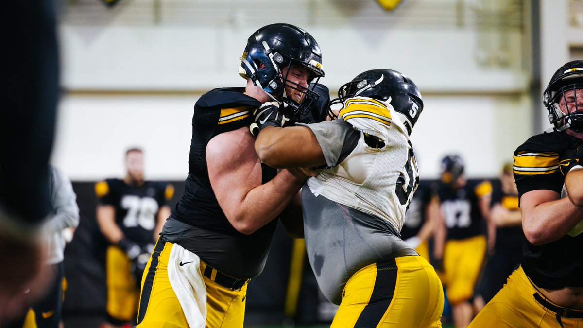 Tight-knit group of guys getting better every day 📈 #Hawkeyes