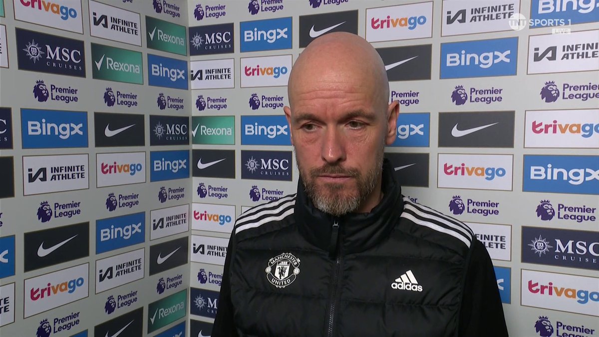 "We deserved to win this game" Erik ten Hag believes Chelsea didn't deserve to take the three points... 📺 TNT Sports & discovery+ UK