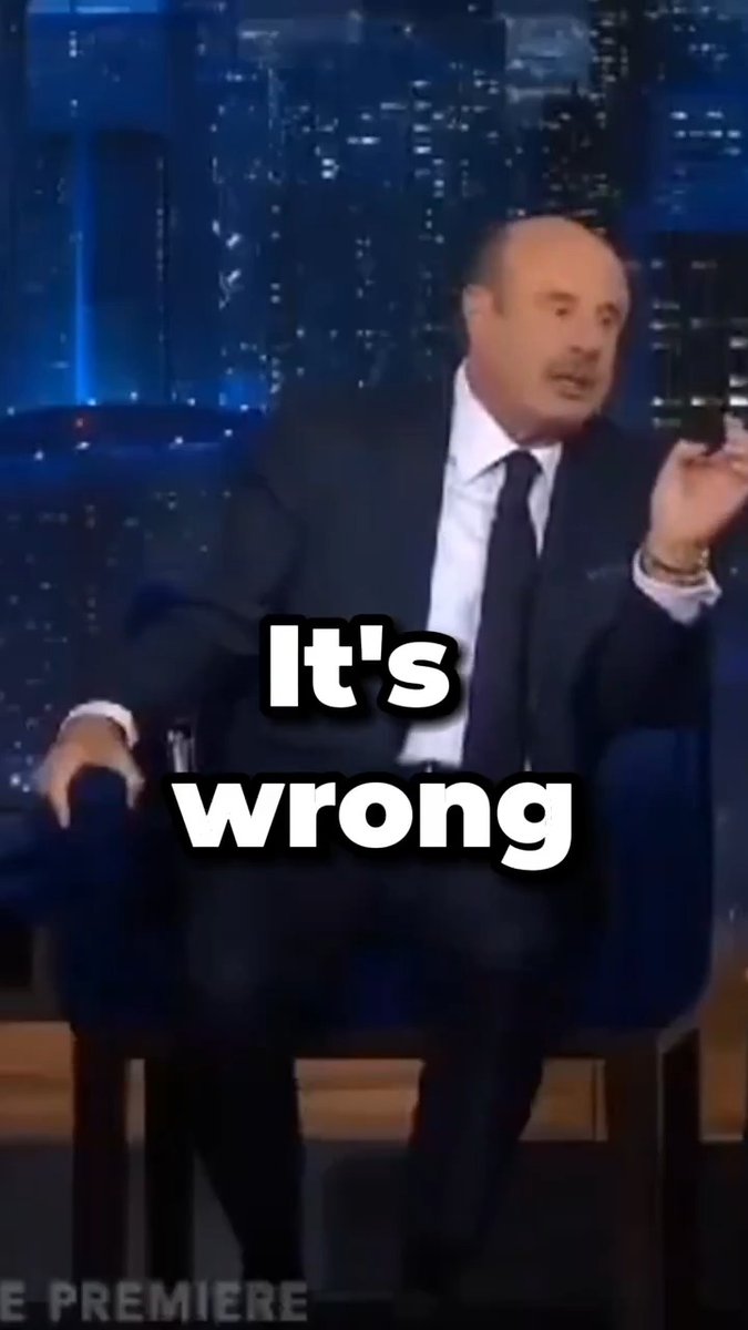 "It was wrong, and I don't need [to know about] 100 years of conflict to know it was wrong." WATCH: Dr. Phil's exceptionally powerful response to those who attempt to justify the October 7th #Hamas massacre: