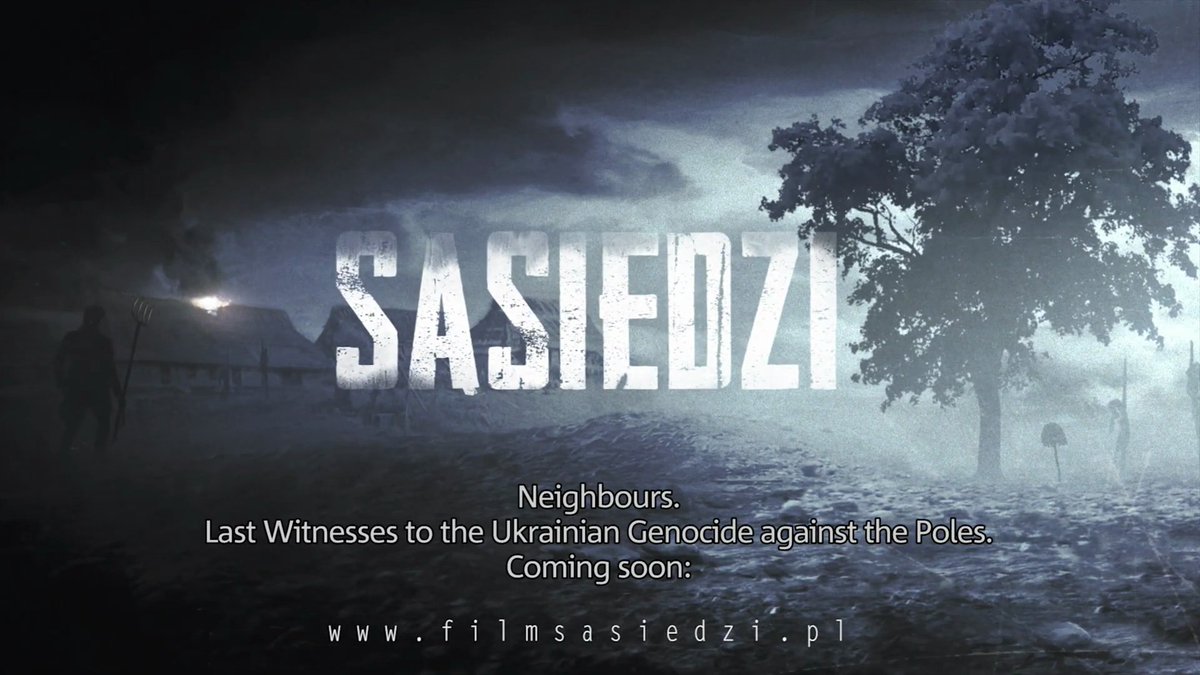 This is the official trailer of the new Polish documentary film NEIGHBOURS. Last Witnesses to the Ukrainian Genocide against the Poles, which tells the true story of the genocide of Poles carried out by Ukrainian nationalists during World War II and touches on the topic of the raise of Banderism (Ukrainian nationalism) in today's Ukraine. The premiere of the film is planned for July 2024. It will be released in six languages: Polish, English, Ukrainian, Hungarian, Russian and Czech. [WARNING: some of the pictures are very graphic]
