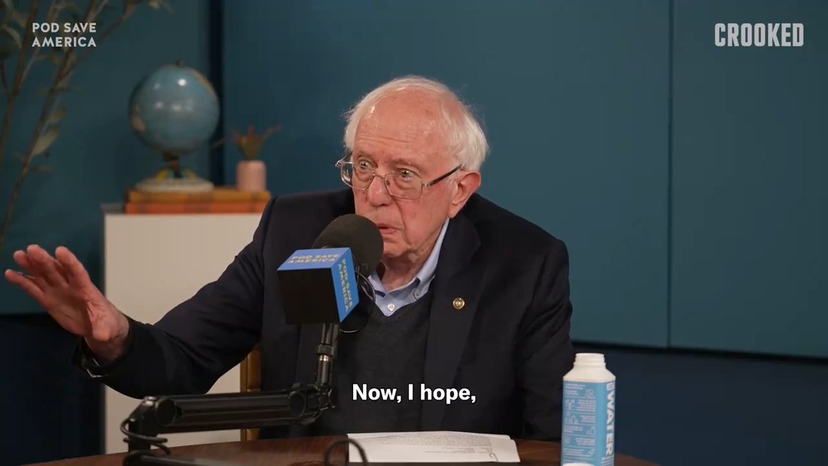 NEW: Sen. Bernie Sanders on Biden’s Gaza policy: “You cannot continue to talk about your worries about [a] humanitarian situation in Gaza and then give Netanyahu another $10 billion, or more bombs. You cannot do that. That is hypocritical.” Full interview on tomorrow’s pod.