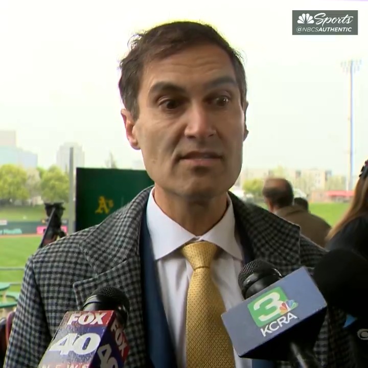 Dave Kaval details how involved Giants leadership was in securing an interim home for the A's in Sacramento