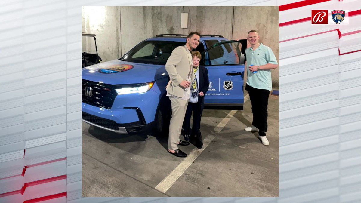 Certainly better than a seeing your grandkids fight! Matthew Tkachuk gifted the car he won from the All-Star Game to his grandmother!