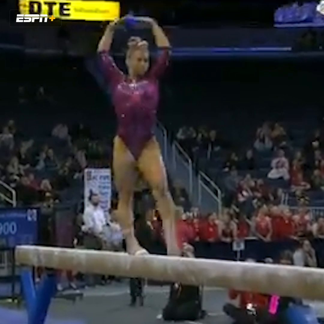 The beam QUEEN 🔟👑 Ragan Smith with her SIXTH perfect score on beam this season 🔥