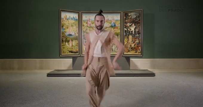 Flamenco en el Museo del Prado: "A los pies del Bosco" El bailaor Eduardo Guerrero Bailaor, inspirado en su montaje “Debajo de los pies”, crea un universo de formas, volúmenes y movimiento en torno al "Jardín de la delicias" del Bosco #DíadelBosco