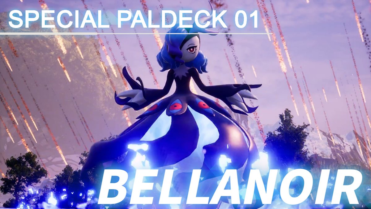 SPECIAL #Paldeck released! Special Paldeck No.001 is an unknown Pal, Bellanoir, who watches over the world and is thought to not exist. #Palworld #Pocketpair #STEAM