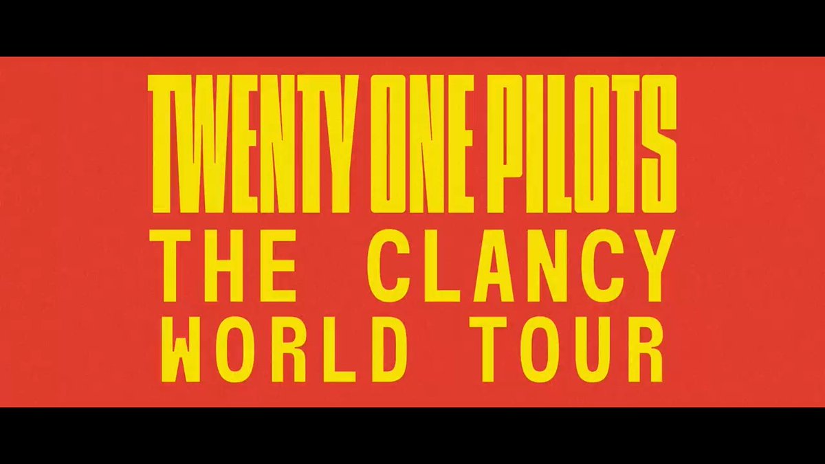 The #ClancyWorldTour setlist is almost complete. Tickets are officially on sale now. |-/