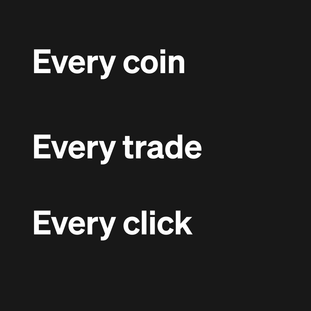 Trending? ✅ A passing trend? ❌ We're #ForCrypto 𝐛𝐞𝐜𝐚𝐮𝐬𝐞 𝐢𝐭'𝐬 𝐡𝐞𝐫𝐞 𝐭𝐨 𝐬𝐭𝐚𝐲.