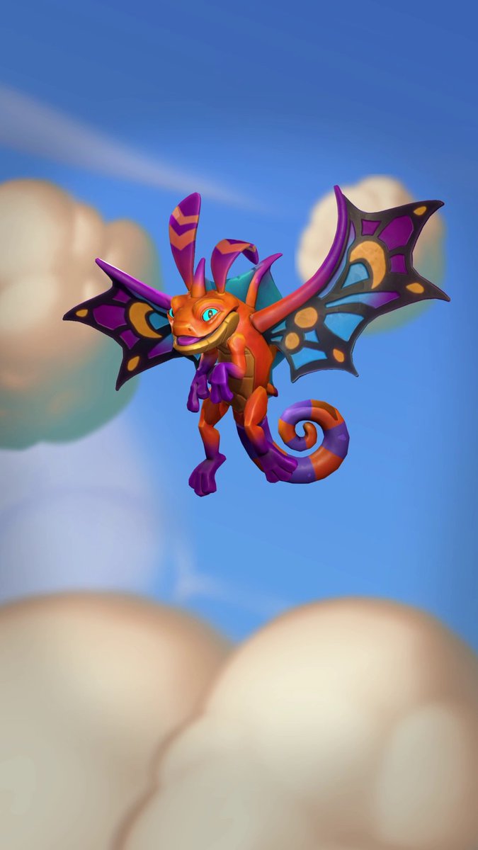 Faerie Dragon is a loveable yet lethal flyer ✨ Teleport to safety with her magic and counterattack to win skirmishes