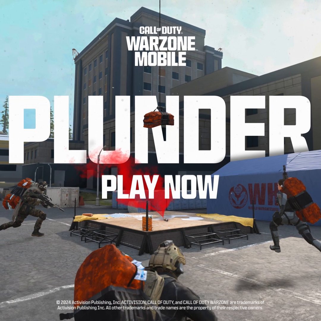 Time is money 💰 Eliminate enemies, loot and complete contracts to stack as much cash as you can in Plunder, now available on Call of Duty #WarzoneMobile.