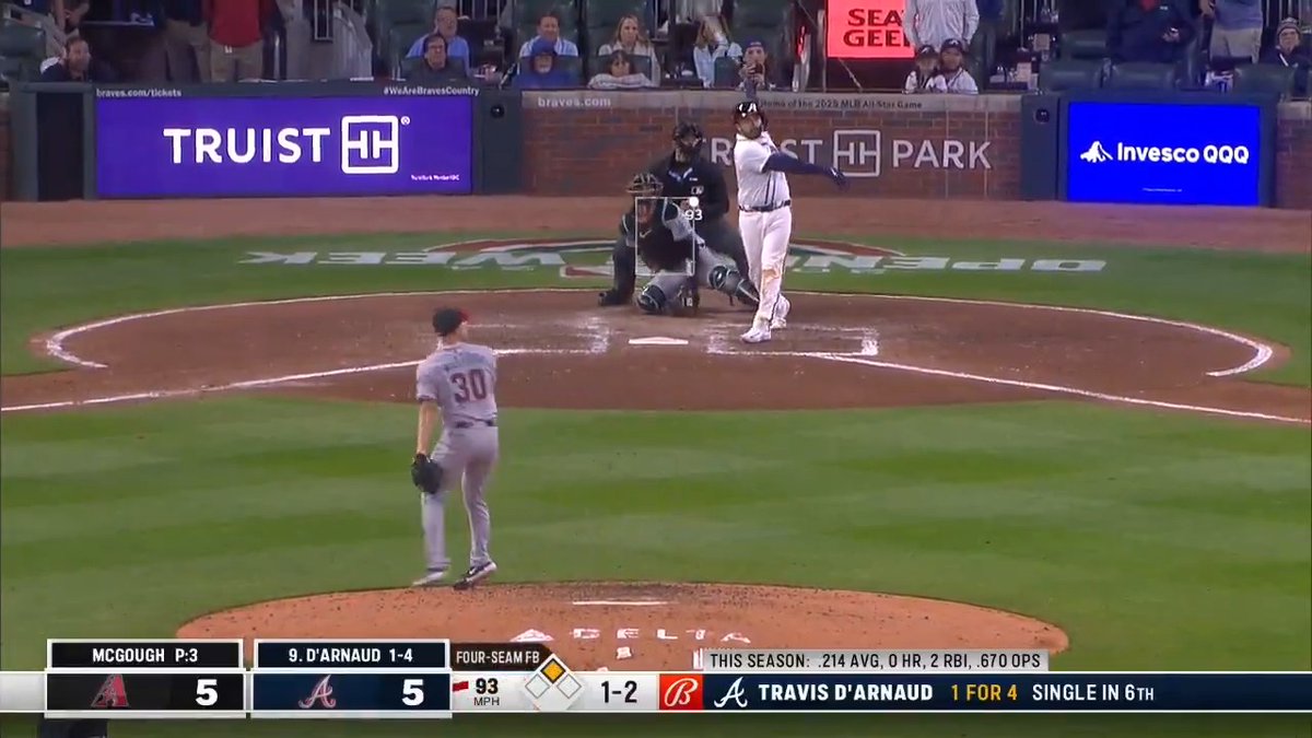 History repeats itself. A home opener #walkoff for the Atlanta Braves!