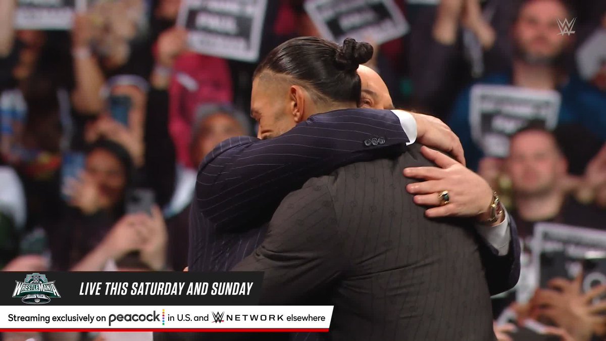 E-C-DUB! 👏 E-C-DUB! 👏 E-C-DUB! 👏 Paul Heyman makes an emotional entrance in front of a passionate Philadelphia crowd at the 2024 #WWEHOF