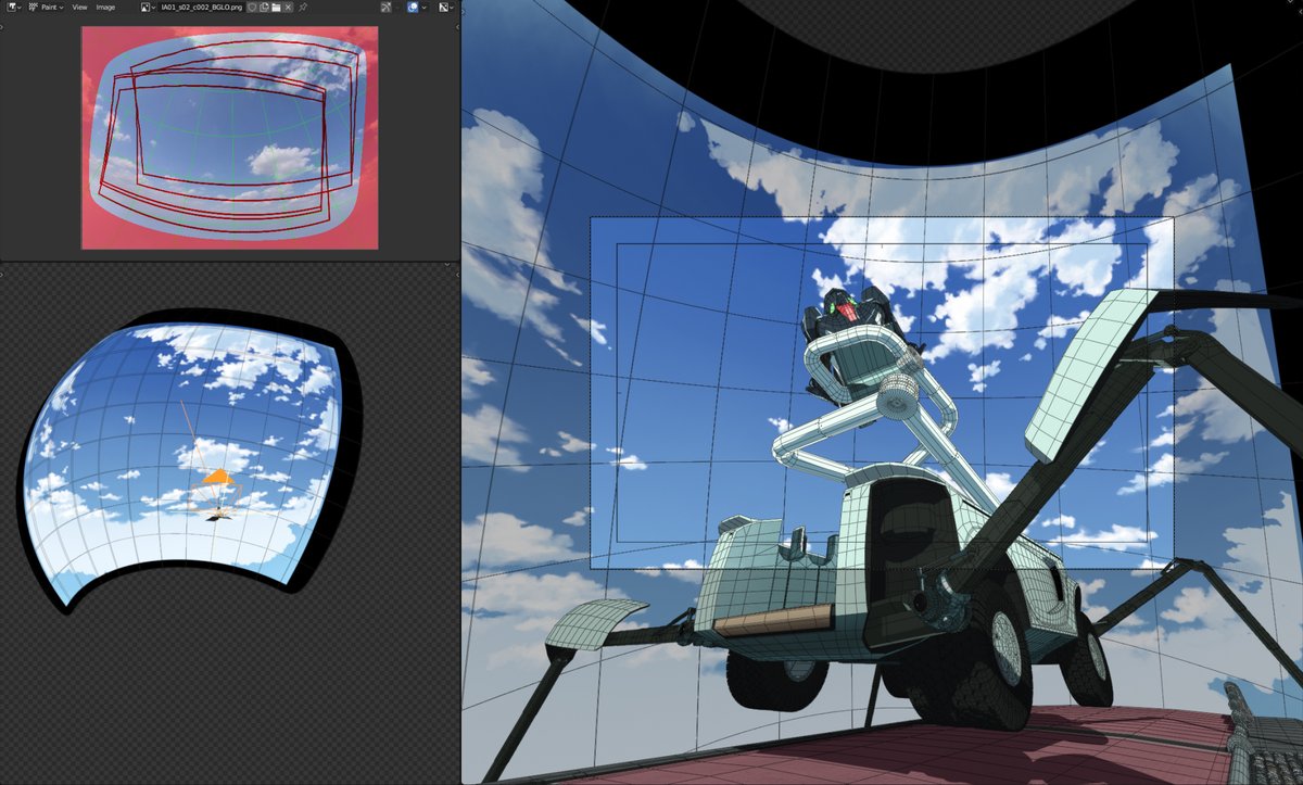 トリミングして原図を作る #blender #b3d #aftereffects