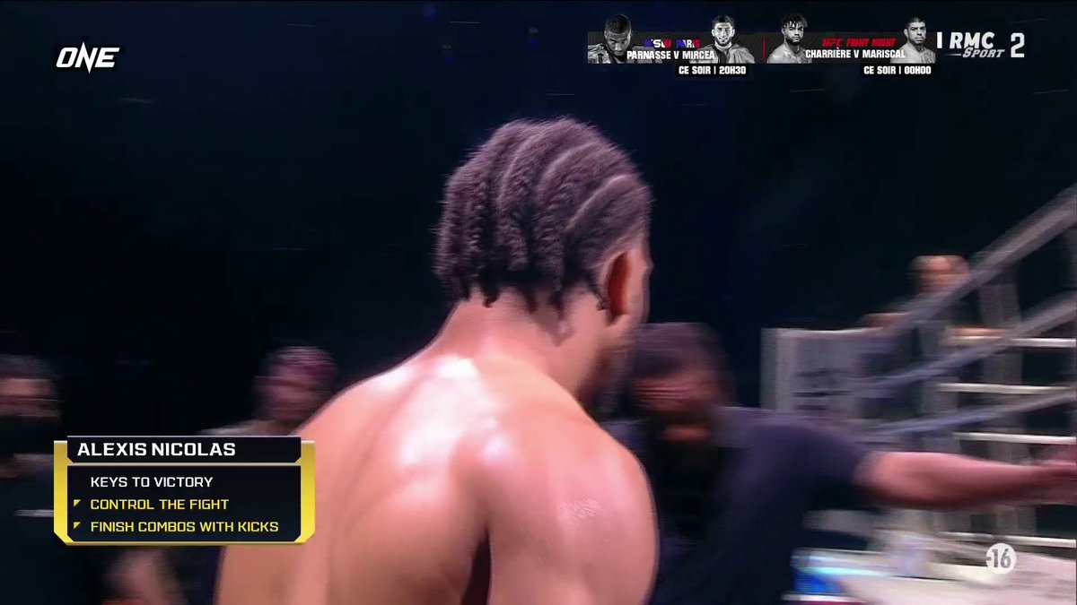 🇫🇷🏆 OUIIIII !!! Alexis Nicolas devient le premier champion français de l'histoire du One Championship, la ligue référence en Asie ! 🤯 Il vient de mettre fin de détrôner une légende : le roi des -77 KG Regian Eersel 🇳🇱, invaincu depuis 2016 !!! #RMCMMA