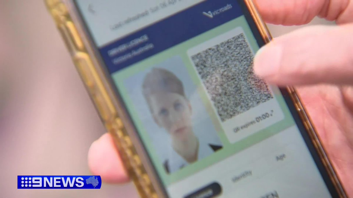 Victorians will soon be able to add their driver's licences to their smartphones as the switch to digital technology gathers pace. The State Government is assuring drivers the change will safe-guard them from hackers. Mimi Becker #9News