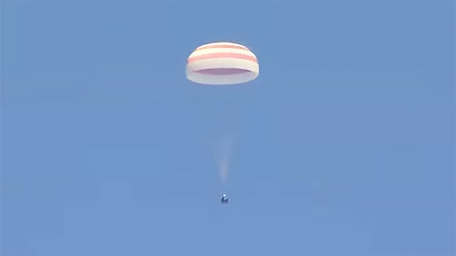 The Soyuz MS-24 crew ship carrying astronaut Loral O'Hara, cosmonaut Oleg Novitskiy, and spaceflight participant Marina Vasilevskaya landed in Kazakhstan at 3:17am ET (12:17pm Kazakh time) today. More...