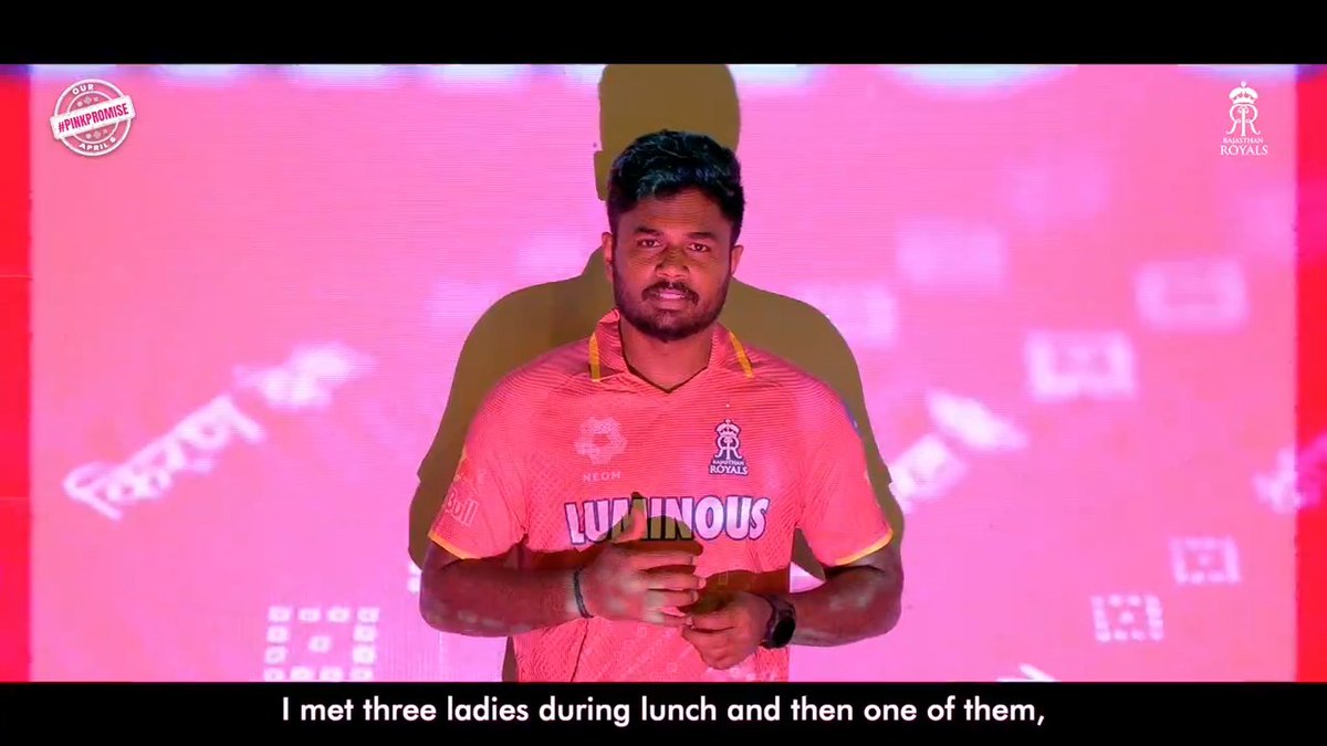 Captain's address. #PinkPromise 💗