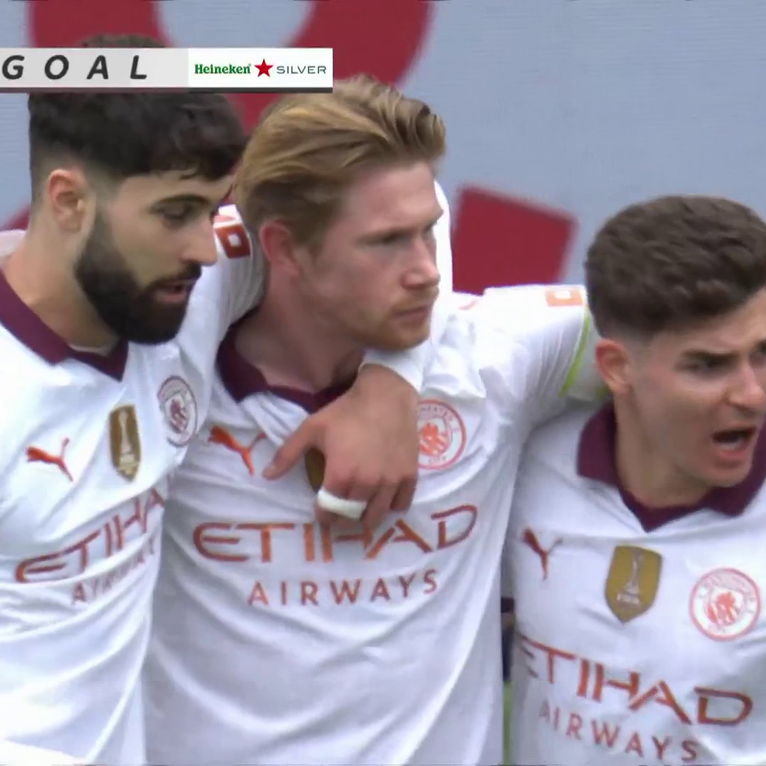 It’s what KDB does ☄️ (via NBC Sports Soccer)