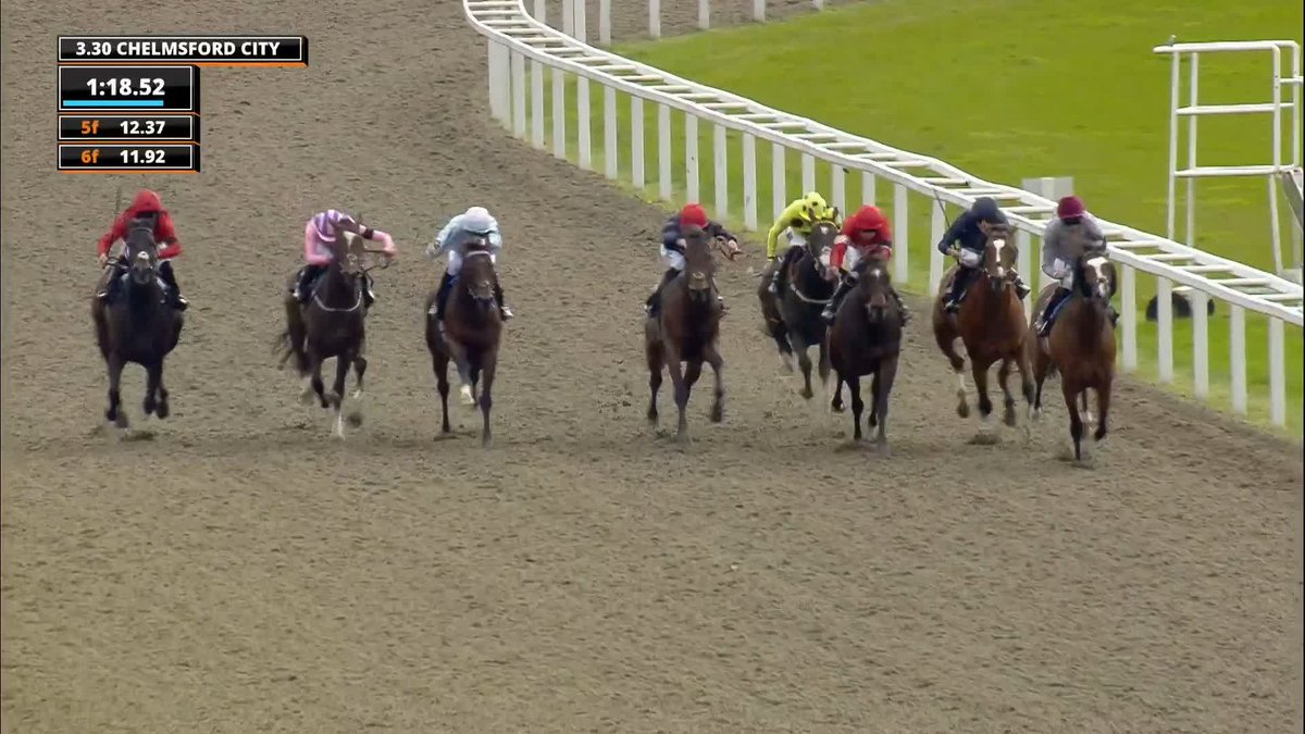 Bracken's Laugh wins the Woodford Reserve Cardinal Conditions Stakes in great style ๐ #ITVRacing | Chelmsford City Racecourse