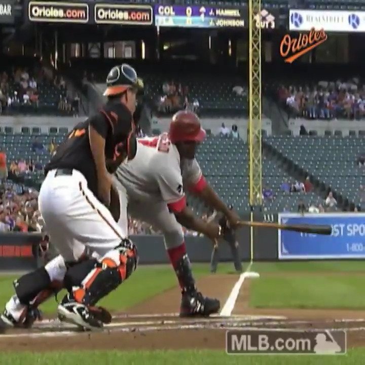 Remember when Vlad Guerrero hit a pitch that literally bounced?