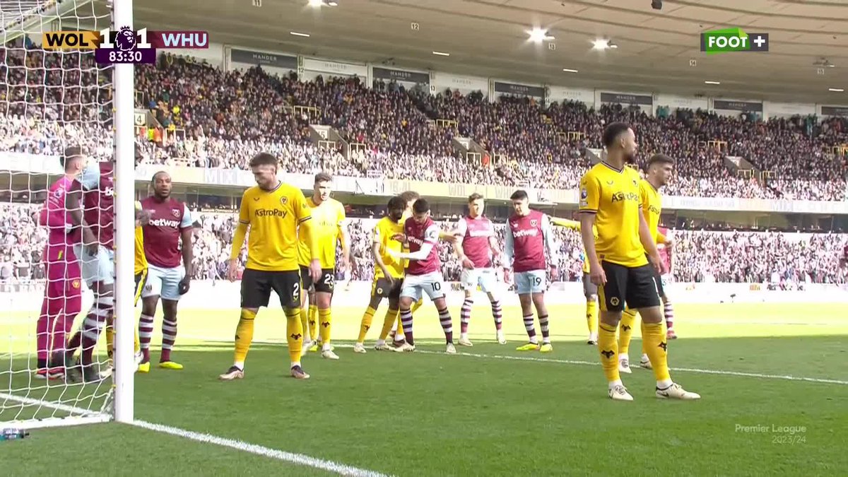 JAMES WARD PROWSE QUI INSCRIT UN CORNER RENTRANT POUR WEST HAM ! 😱🔥⚽️ 🎥 CANAL+ Foot