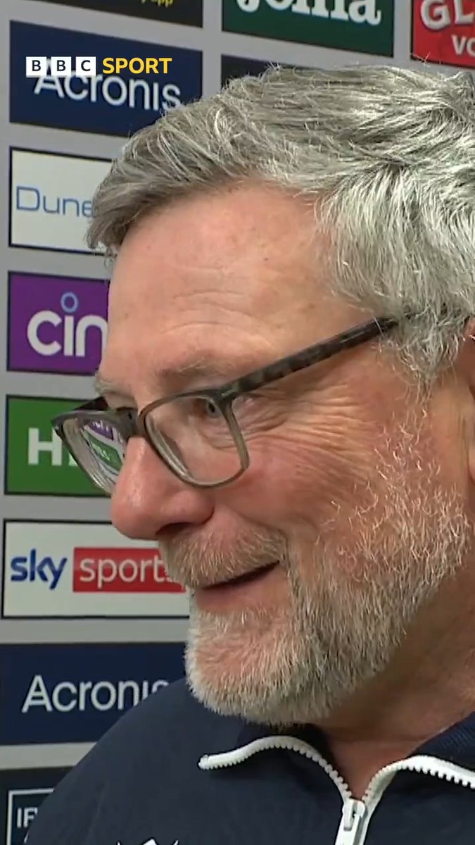 🗣️'I love it!' 😂 St Johnstone manager Craig Levein enjoyed his side's win against Hibernian! #BBCFootball
