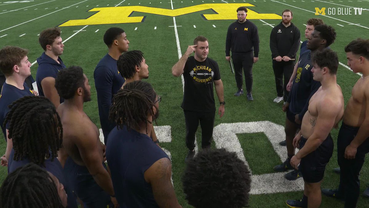 It's process over prize, and a key piece to that starts in the weight room. #GoBlue