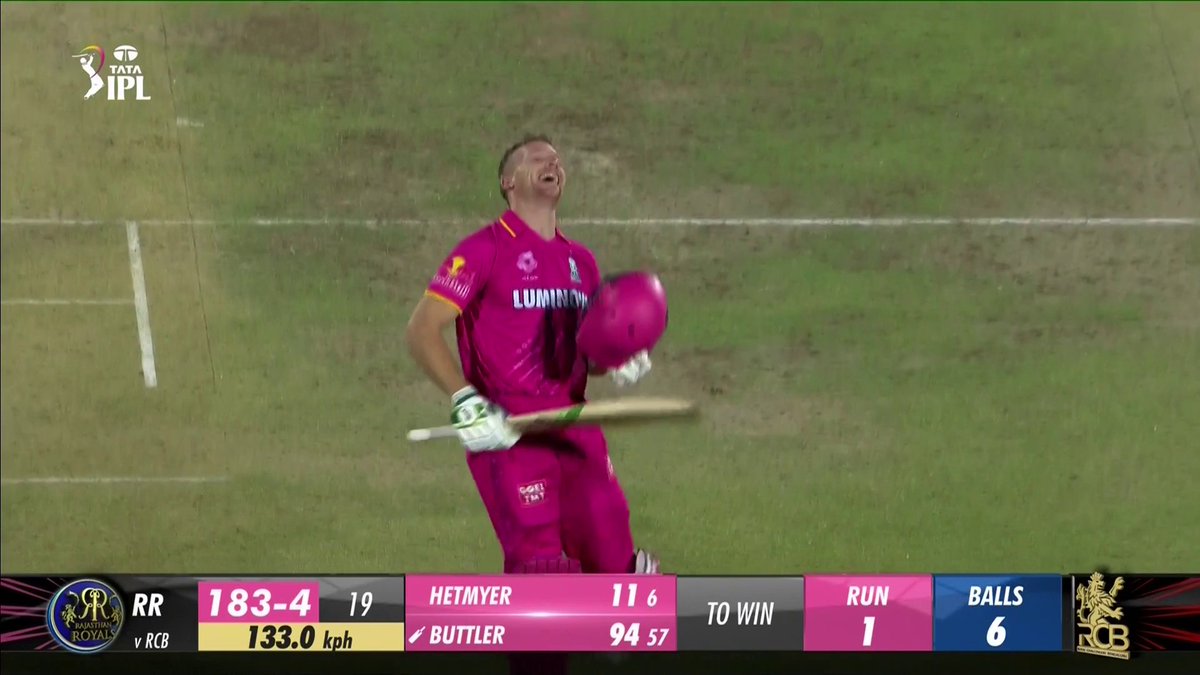 WOW! WHAT A MOMENT! 🔥 Jos Buttler's six brings up his century and a big win for Rajasthan Royals! 👏