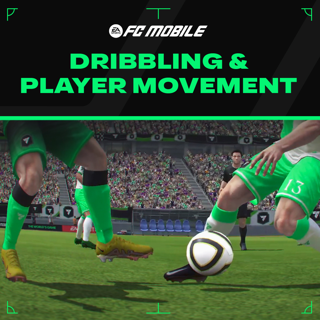 Dribble and move your players around the pitch with more control in the newest Gameplay Update, coming April 9th UTC. ⚡ Read the full Deep Dive 👇