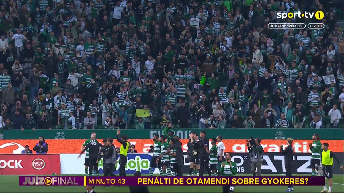 É a loucura em Alvalade 🎉 #sporttvportugal #LIGAnaSPORTTV #LigaPortugalBetclic #SportingCP #SLBenfica