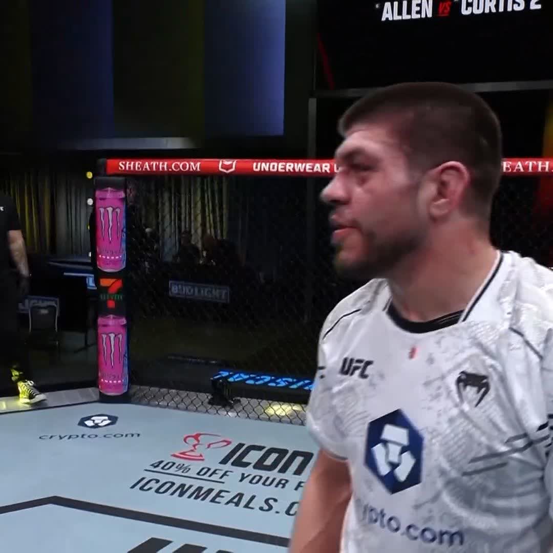 What a BATTLE โ๏ธ Chepe Mariscal comes out on top with a split decision victory! #UFCVegas90