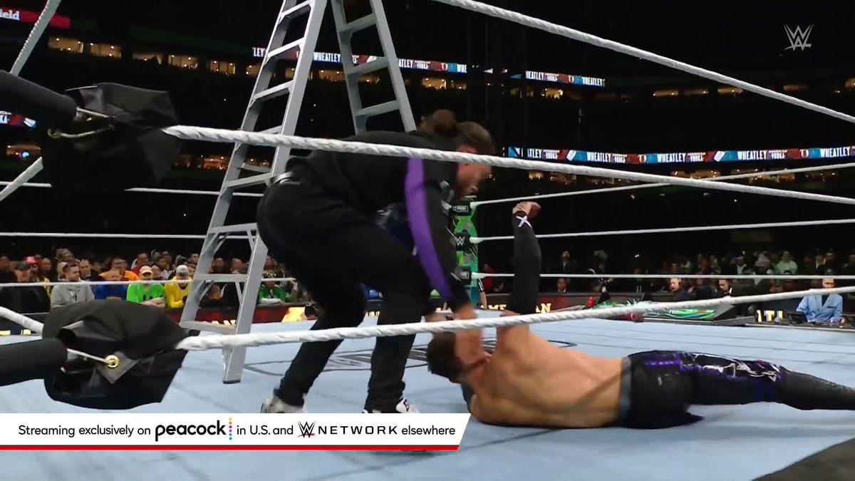 Looks like JD McDonagh just faced the consequences at #WrestleMania XL!