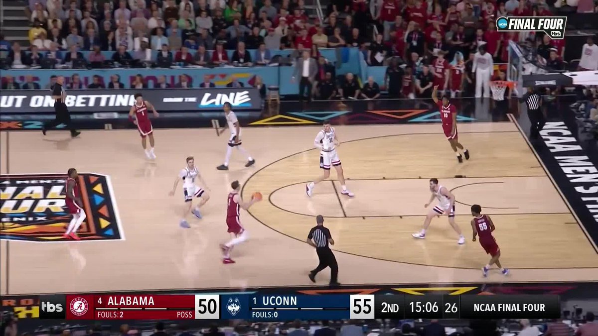 GRANT NELSON OH MY GOODNESS 😱 #MarchMadness Alabama Men’s Basketball