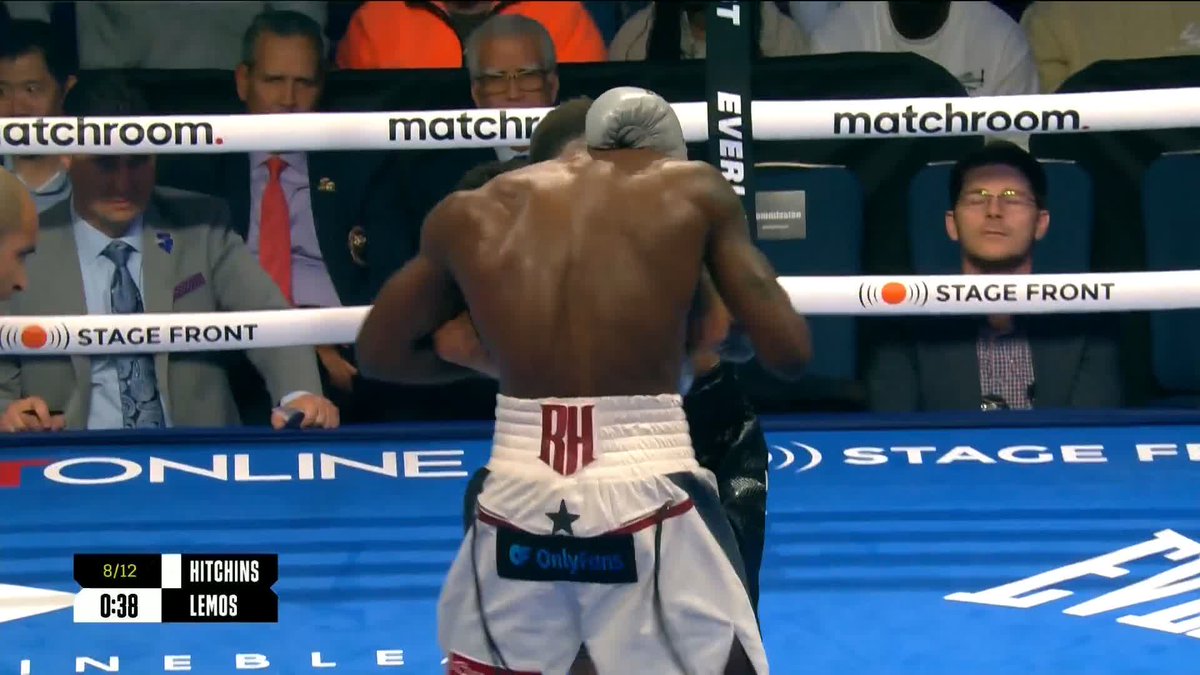 Back and forth action in the eighth! #HitchinsLemos | DAZN Boxing