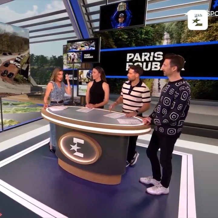 U-turn or hairpin? ↩️ How will the new chicane affect the riders in this year's #ParisRoubaix? 🤔 Orla Chennaoui | Dani Rowe | Adam Blythe | Daniel Lloyd