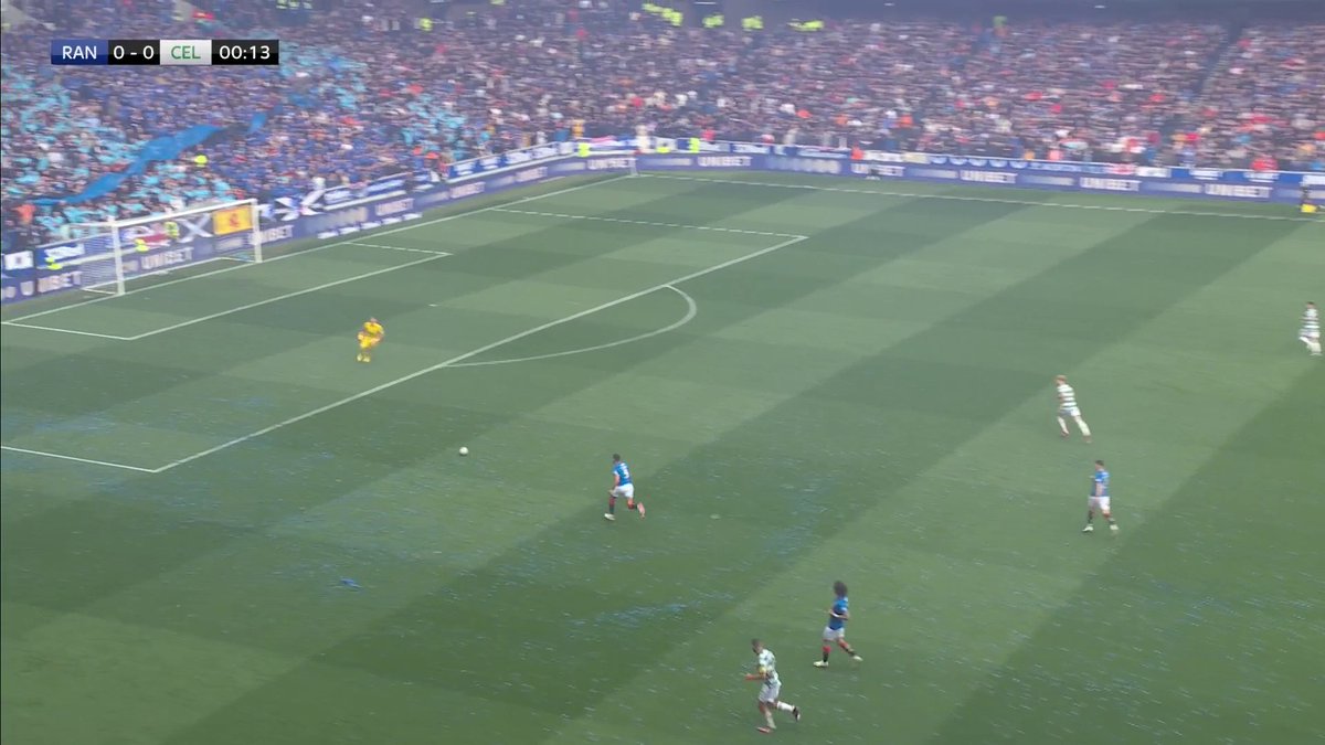 🗣️ "A breathtaking start to a breathtaking derby!" Daizen Maeda pounces on James Tavernier's error to give Celtic the lead vs Rangers inside the first THIRTY seconds - watch live on Sky Sports Football 📺
