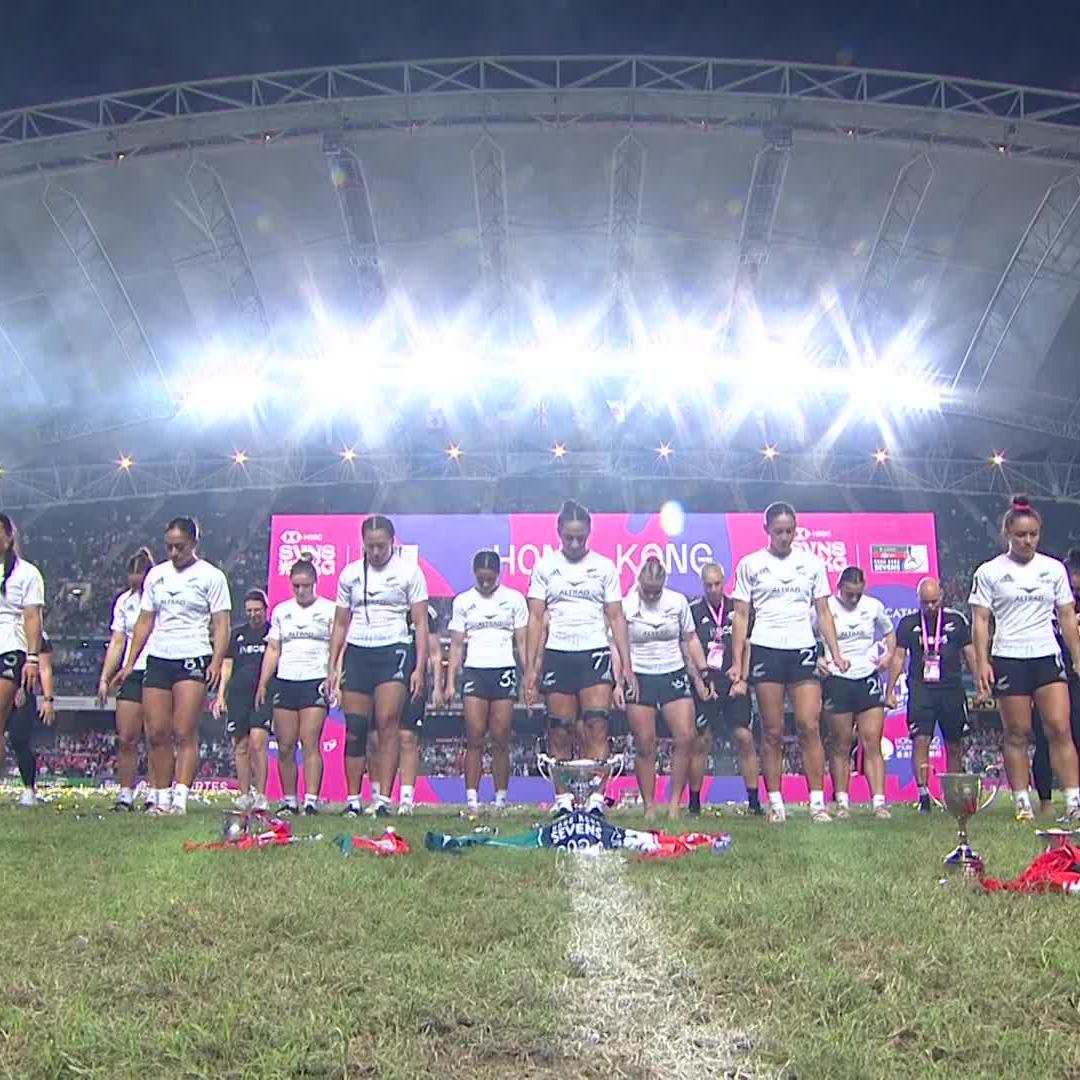 Leaving #HSBCSVNSHKG with one last spectacle ๐ณ๐ฟ #HSBCSVNS | @NZ_Sevens