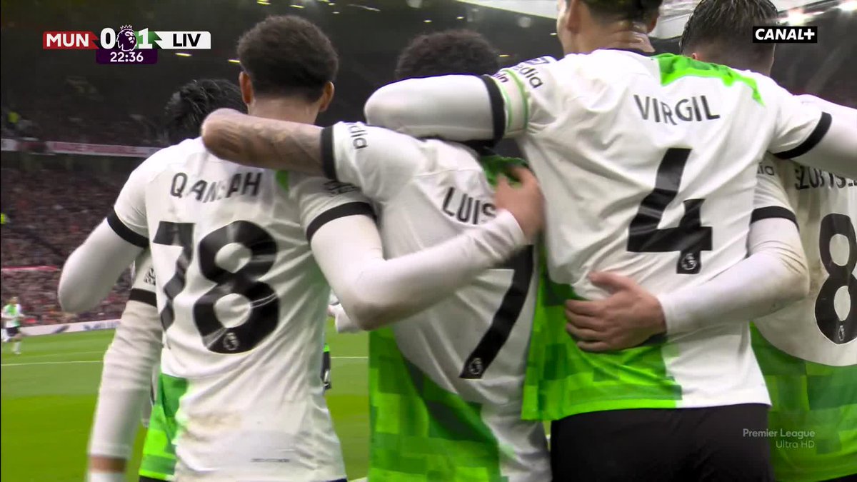 LUIS DIAZ OUVRE LE SCORE À OLD TRAFFORD ! ⚡️ #MUNLIV | #PremierLeague