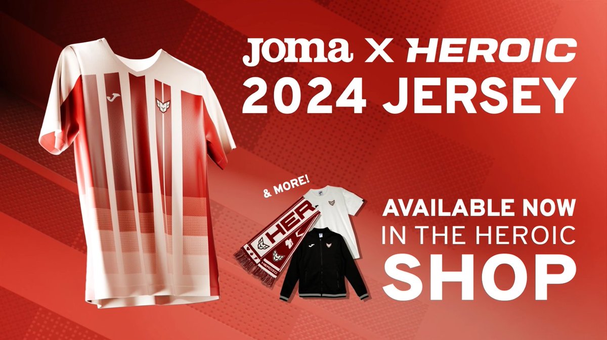 tell your mommy HEROIC x Joma 2024 Jersey available now