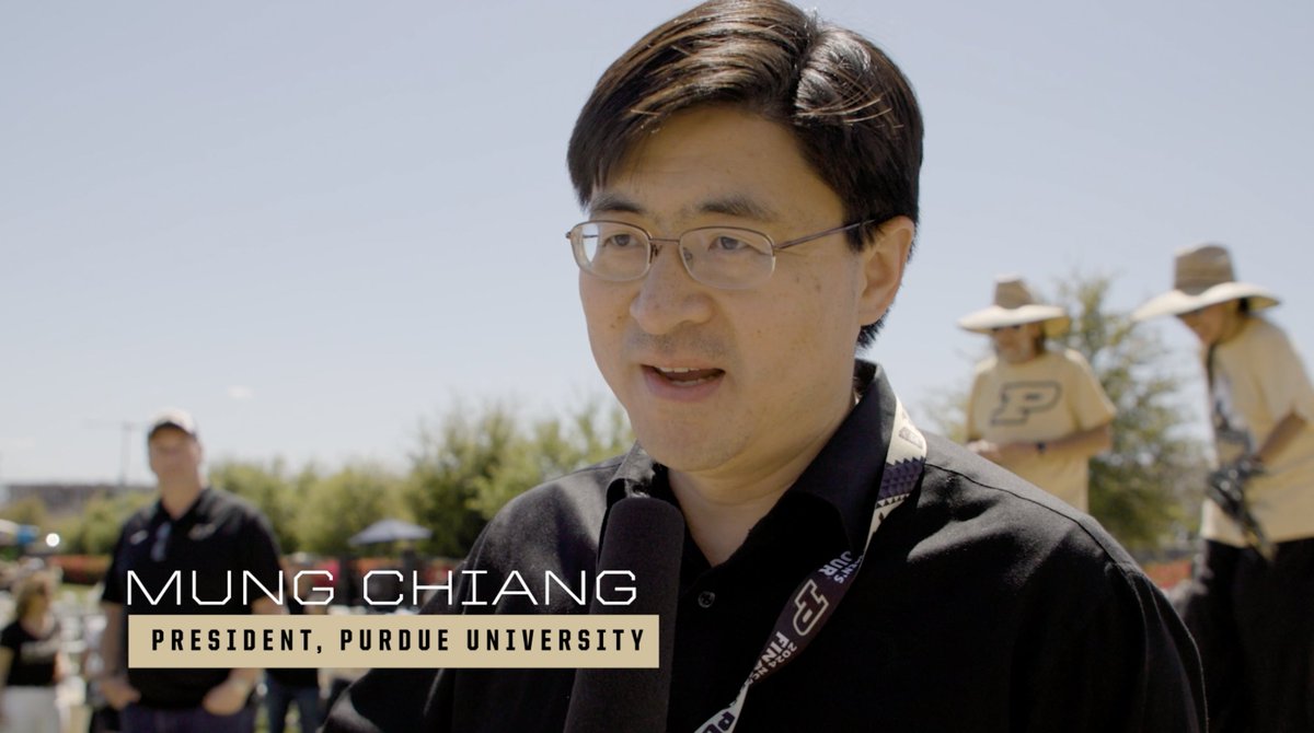 "We are America's team this weekend." 🏀 Hear what Dr. Mung Chiang Mung Chiang, President Emeritus Mitchell E. Daniels, Jr. and @GovHolcomb have to say about Purdue Men's Basketball's powerful advance to the NCAA national championship!