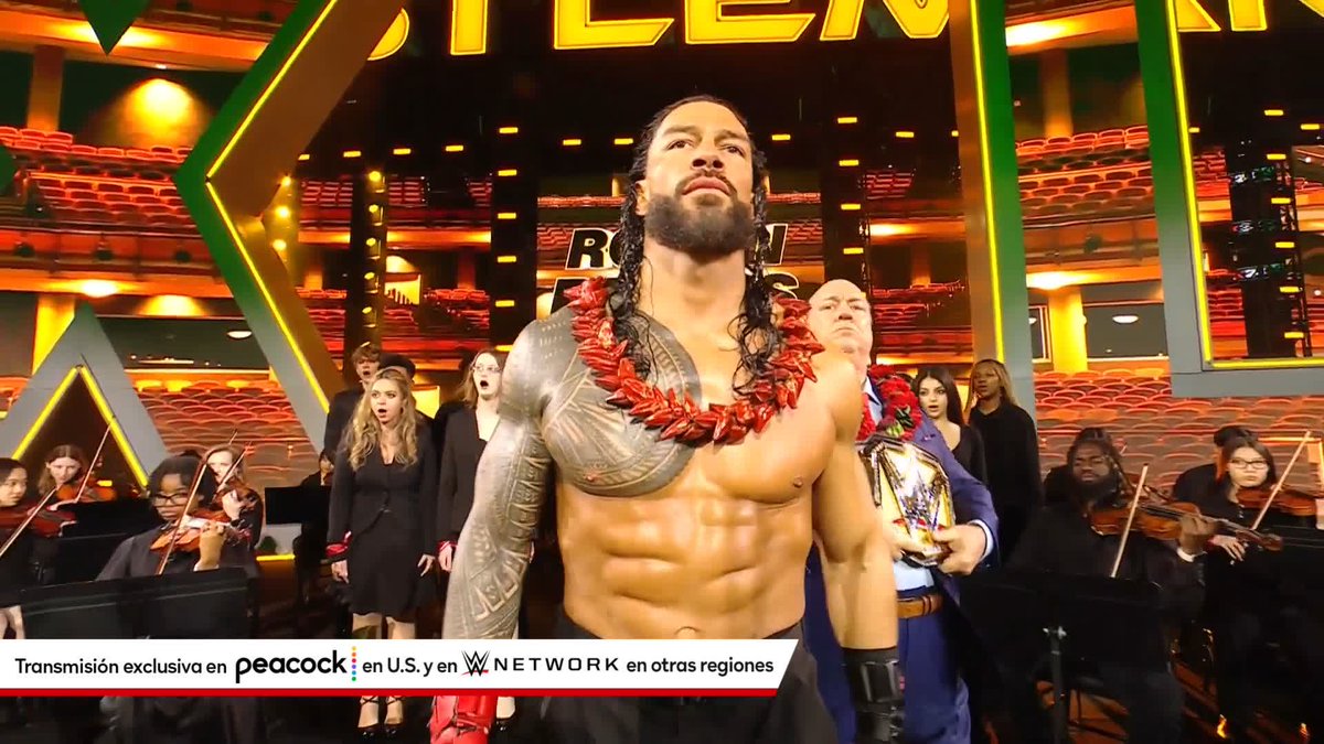 ¡#RomanReigns ha llegado para el evento estelar de #WrestleMania! ¡RECONOCE a tu Jefe Tribal!
