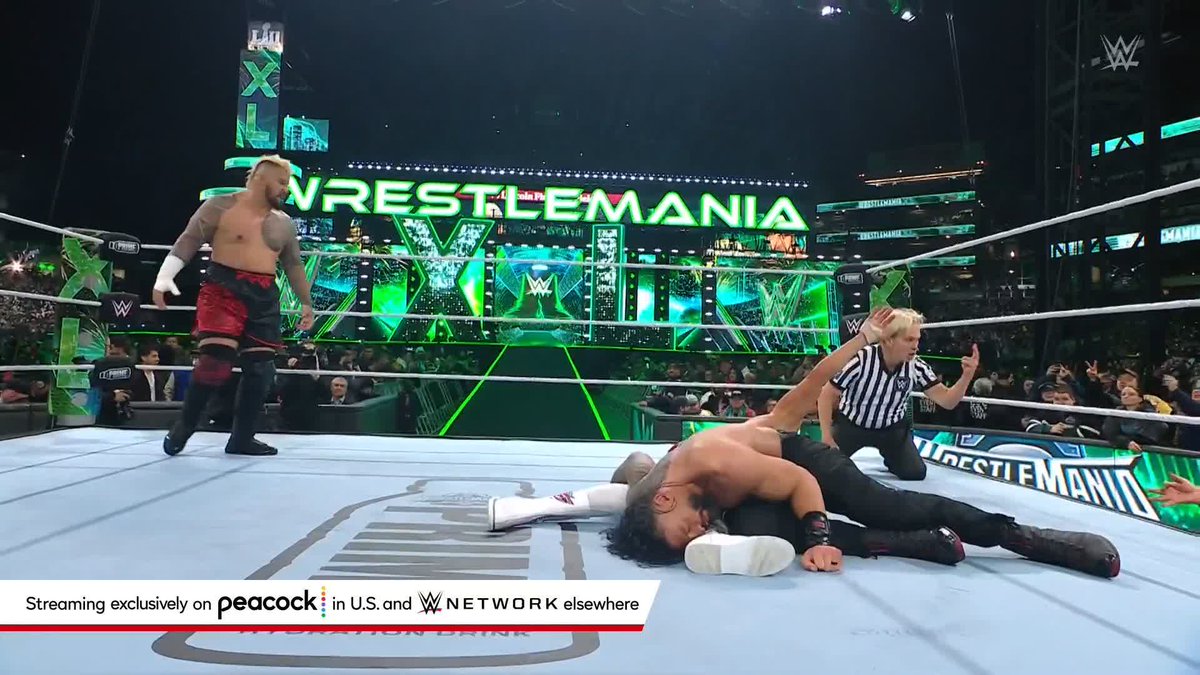 THE CHAMP IS HERE!!! It's payback time at #WrestleMania XL!