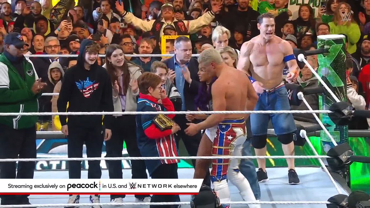When you DO THE WORK, you go from UNDESIRABLE TO UNDENIABLE! #CodyRhodes rules at #WrestleMania XL!