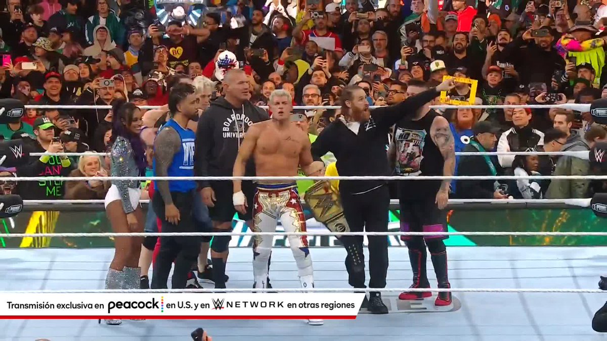 ¡Cuando HACES EL TRABAJO, pasas de INDESEABLE A INNEGABLE! ¡#CodyRhodes manda en #WrestleMania XL!