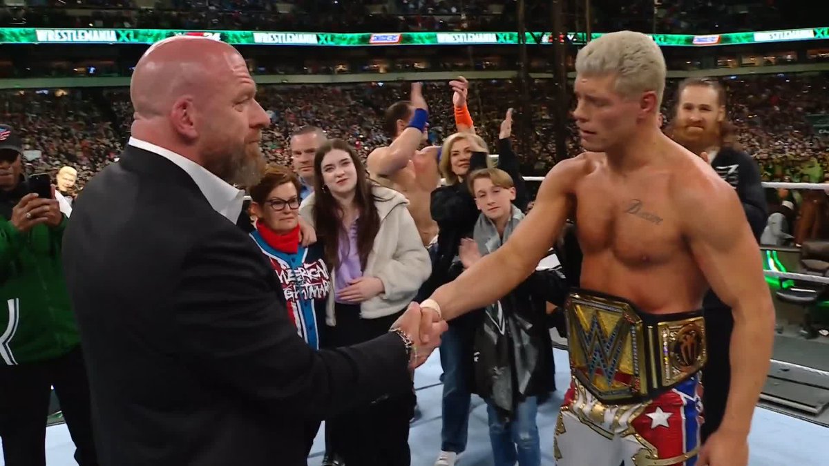 ESTO ES WWE. ❤️ #WrestleMania