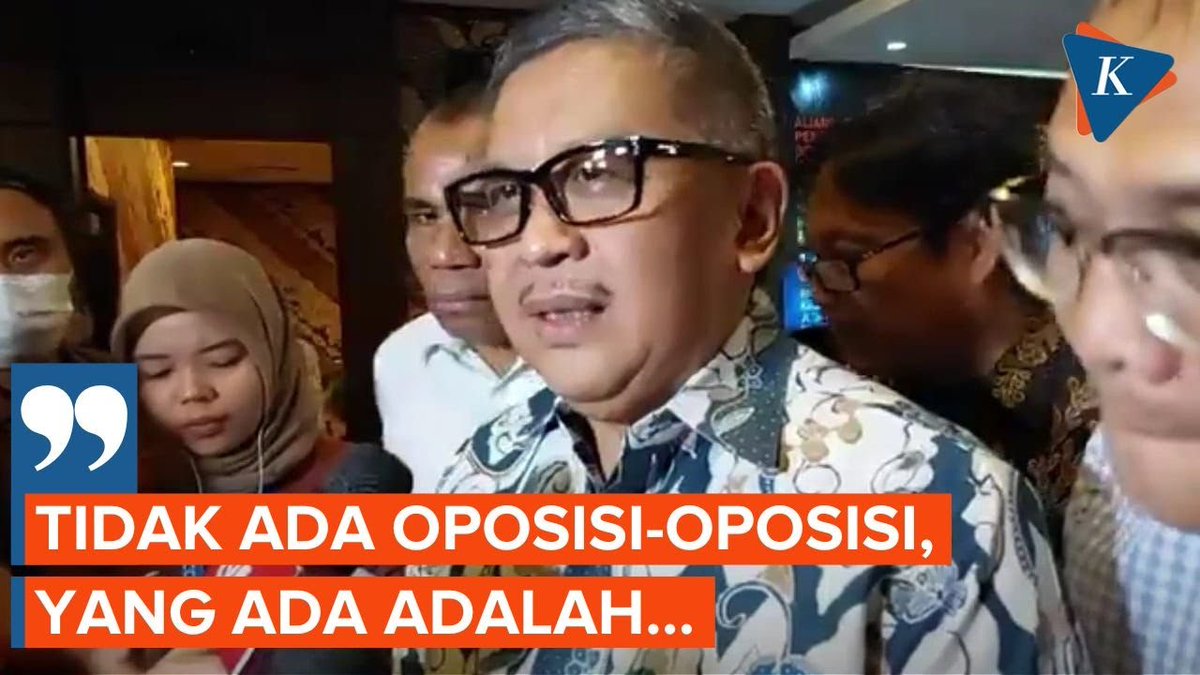 Sikap PDI-P terkait Posisi di Pemerintahan, Hasto: Tidak Ada Oposisi-oposisi! | #HastoKristiyanto #Oposisi